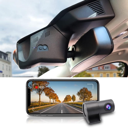Factory Look Dash Cam Compatible with Land Rover Range Rover Velar (2018-2020) - Front 4K + Rear 1080P
