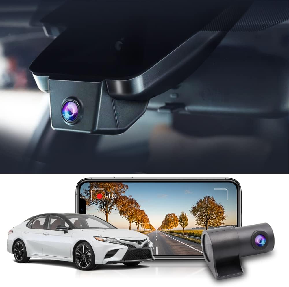 OEM Factory Look Dash Cam for Toyota Camry (2018-2020) - Front 4K + Rear 1080P