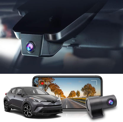 OEM Factory Look Dash Cam for Toyota C-HR (2017-2020) - Front 4K + Rear 1080P