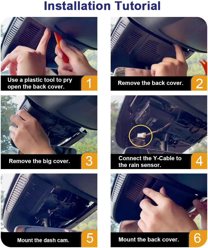 4K Dash Cam for Mercedes-Benz A Class (2019-2022) and CLA (2014-2023), Factory OEM Look, 2160P UHD Video