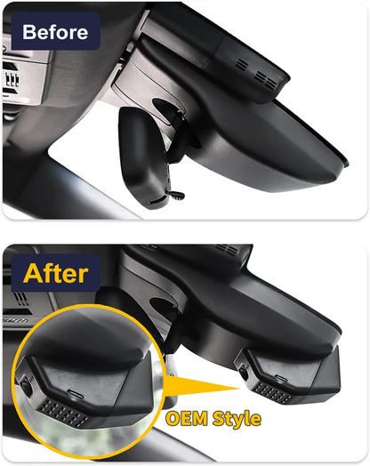OEM Factory Look Dash Cam for Toyota Corolla (2020-2022) - Front 4K + Rear 1080P