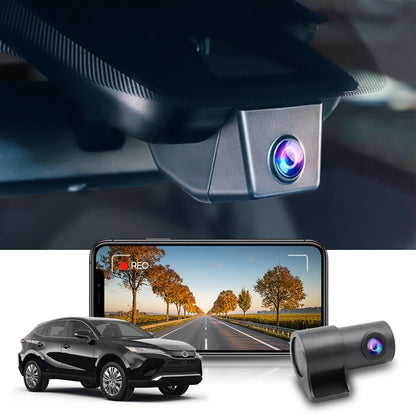 Toyota Venza Dash Cam (2021-2024), OEM Look, UHD 2160P Video, Built-in WiFi & APP, G-Sensor