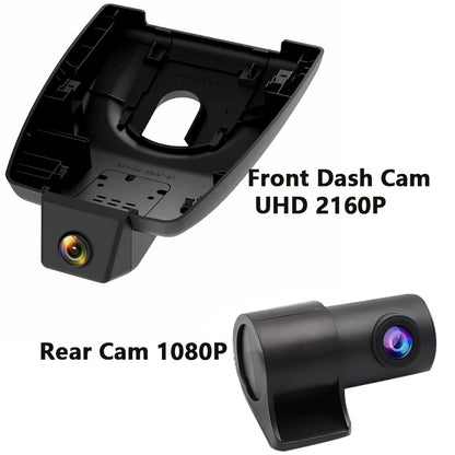 Toyota Venza Dash Cam (2021-2024), OEM Look, UHD 2160P Video, Built-in WiFi & APP, G-Sensor