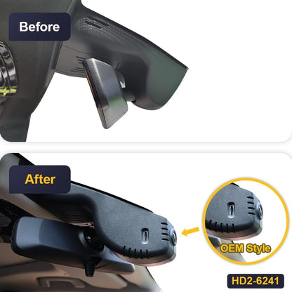Integrated OEM Look Dash Cam Compatible with BMW Z4 (2019-2026) - Front 4K + Rear 1080P