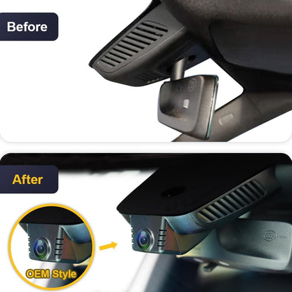 Factory Look Dash Cam Compatible with Mercedes-Benz GLB (2021-2023) - Front 4K + Rear 1080P