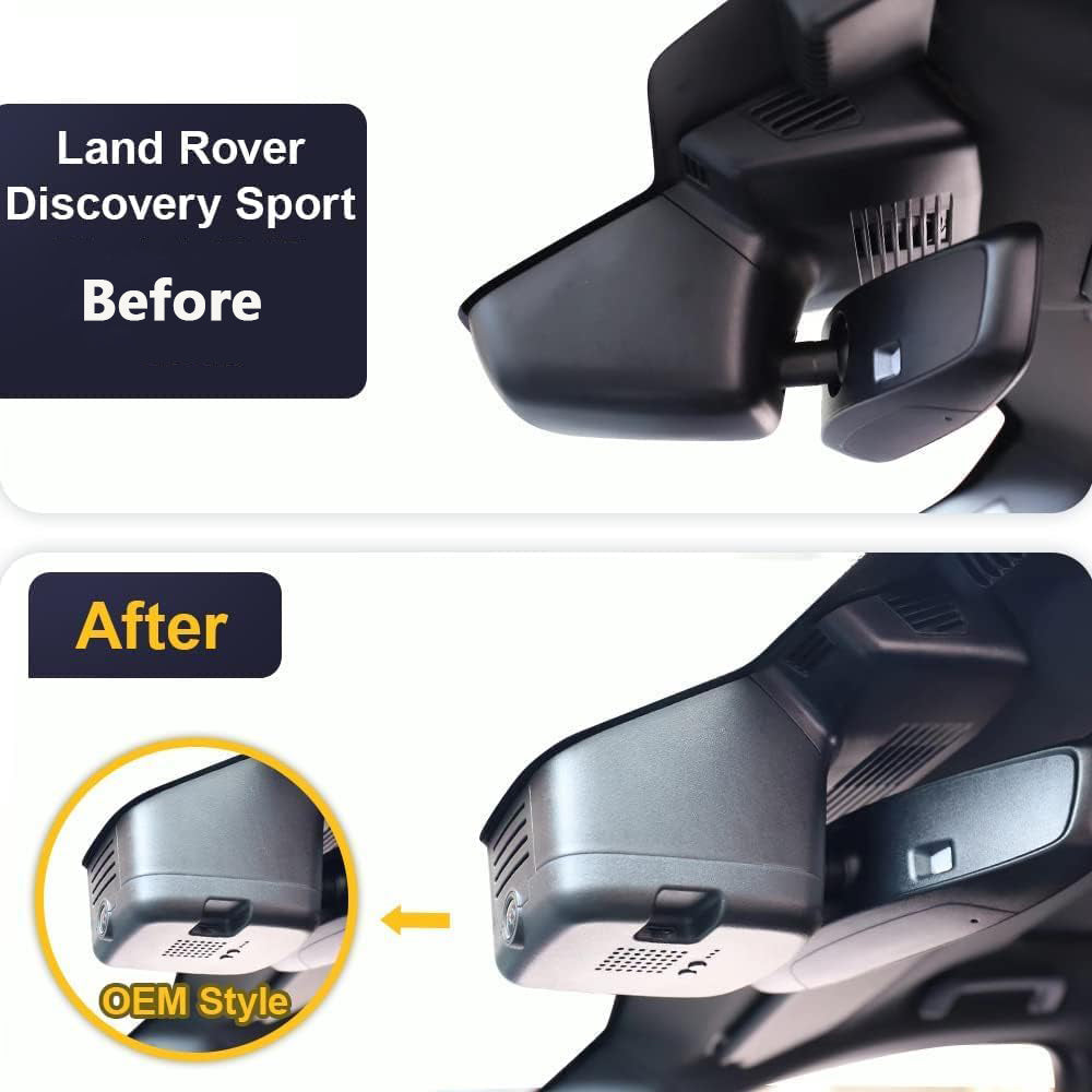 Land Rover Discovery Sport Dash Cam (2020-2024), Factory Fit OEM Style, 4K HD Video, WiFi Connect & APP