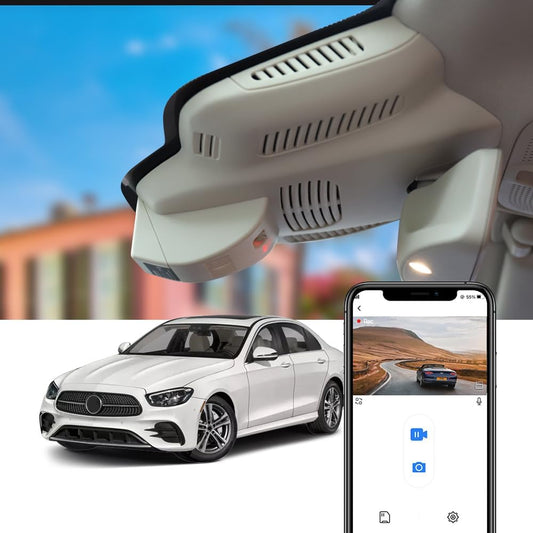 Benz E Class Dash Cam (2017-2023),  OEM Style Dash Cam Front 2160P, Rear 1080P