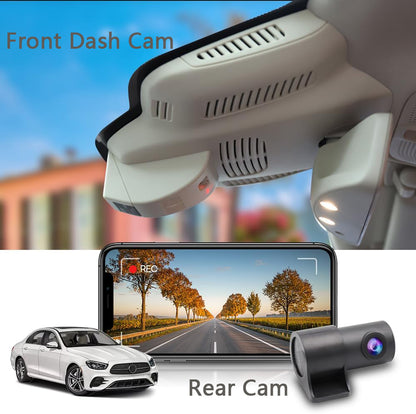 Benz E Class Dash Cam (2017-2023),  OEM Style Dash Cam Front 2160P, Rear 1080P