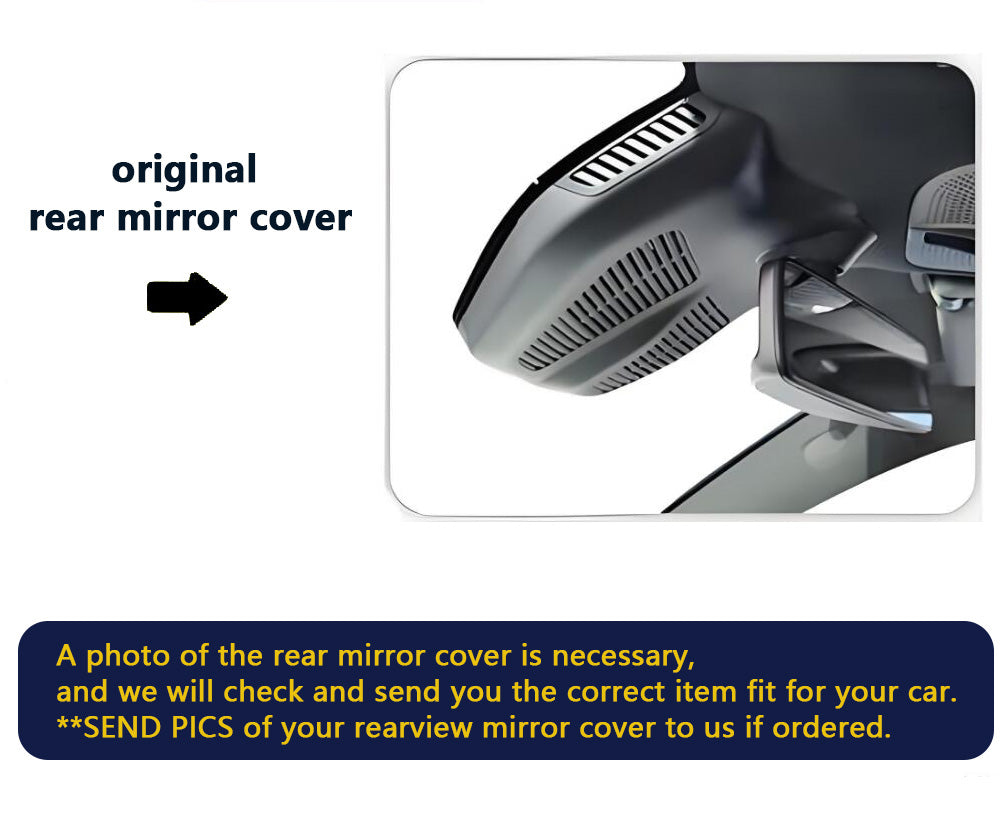 Factory Look Dash Cam Compatible with Mercedes-Benz GLC (2017-2023) - Front 4K + Rear 1080P