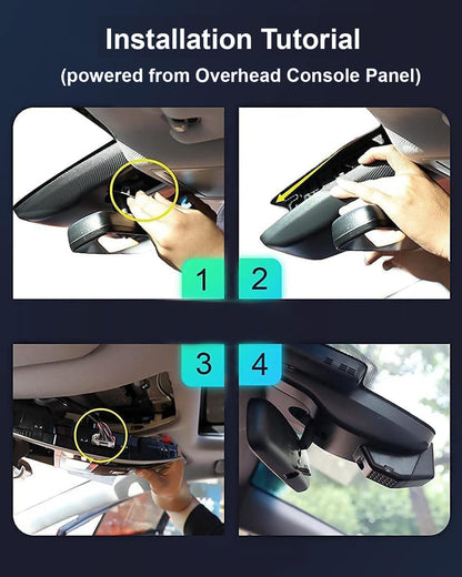 Integrated OEM Look Dash Cam Compatible with Lexus RX (2016-2022) - Front 4K + Rear 1080P