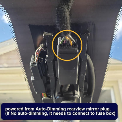 OEM Look Dash Cam for Chevrolet Chevy Blazer 2019-2024 (No Vents) - Front 4K + Rear 1080P