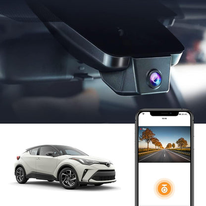 OEM Factory Look Dash Cam for Toyota C-HR (2021-2023) - Front 4K + Rear 1080P
