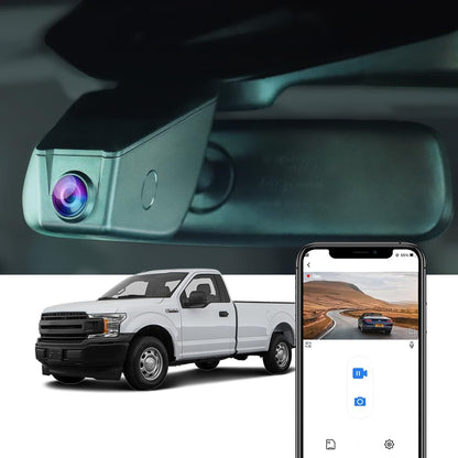 Ford F150 Dash Cam (2013-2020), Factory OEM Style, 2160P UHD Video, Loop Recording
