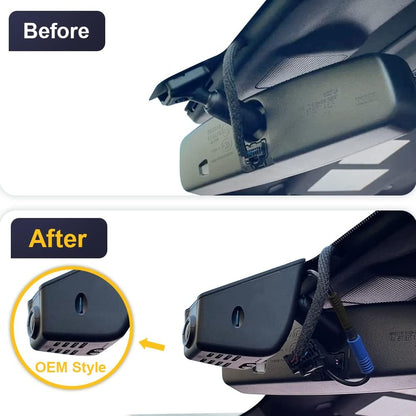 Factory Look Dash Cam Compatible with Ford F150 2013-2026 (with Screw) - Front 4K + Rear 1080P
