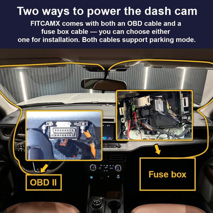 OEM Style Dash Cam Compatible with Ford Maverick (2022-2026) - Front 4K + Rear 1080P