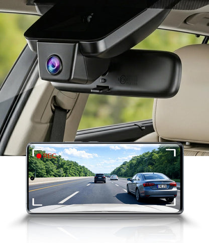 OEM Factory Look Dash Cam for Toyota Camry (2021-2024) - Front 4K + Rear 1080P