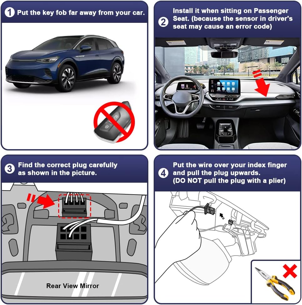 4K Dash Cam for Volkswagen ID.4 2021-2025 & Audi Q4 2022-2026, OEM Factory Look, UHD 2160P Video, Built-in WiFi & APP