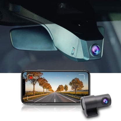 4K Dash Cam for Volkswagen ID.4 2021-2025 & Audi Q4 2022-2026, OEM Factory Look, UHD 2160P Video, Built-in WiFi & APP