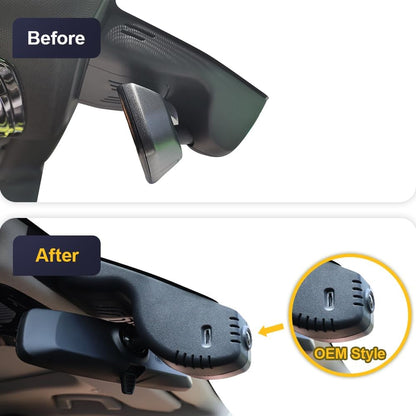 BMW 8 Series Dash Cam (2019-2024), OEM Factory Look, UHD 2160P Video, WiFi & APP, Easy to Install