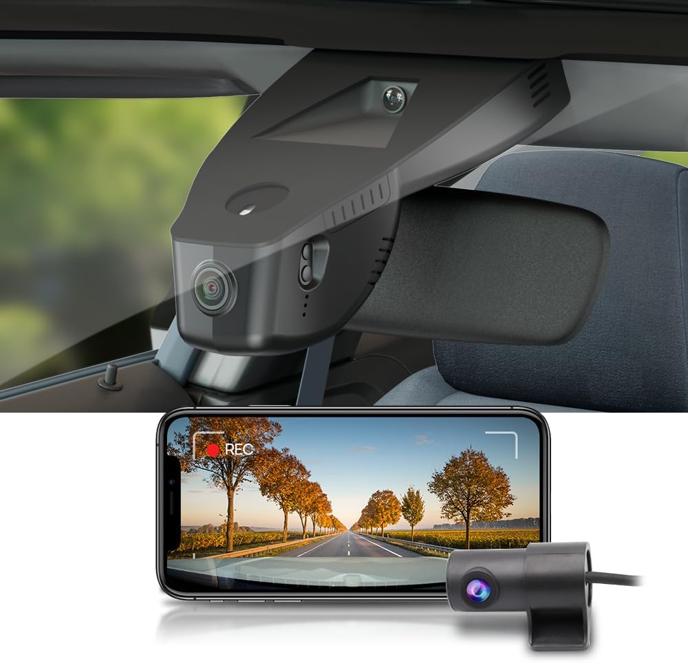 BMW 2 Series Gran Coupe Dash Cam (2021-2023), OEM Look, UHD 2160P Video, WiFi & APP Connect, Easy to Install