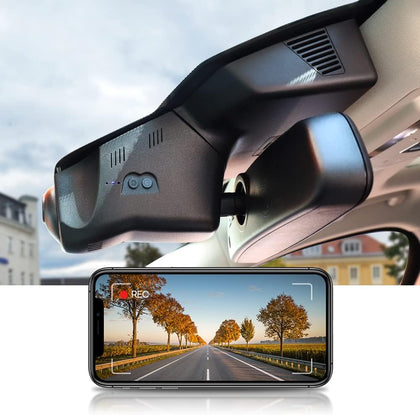 Factory Look Dash Cam Compatible with Land Rover Range Rover Velar (2021-2026) - Front 4K + Rear 1080P