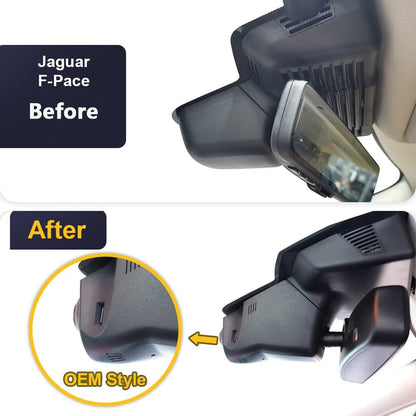 Jaguar F-Pace Dash Cam (2022-2025), OEM Style, 4K HD Video, with 64GB/128GB Card