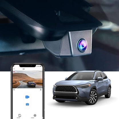OEM Factory Look Dash Cam for Toyota Corolla Cross 2022 - Front 4K + Rear 1080P