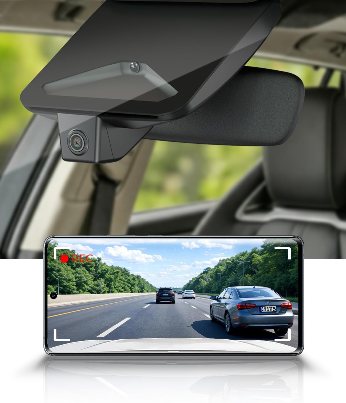 OEM Factory Look Dash Cam for Toyota C-HR (2026) - Front 4K + Rear 1080P