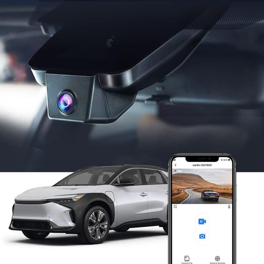 Toyota bZ4X Dash Cam (2023-2026), Factory Fit OEM Style, UHD 2160P Video, WiFi & APP, Easy to Install