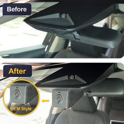 Toyota bZ4X Dash Cam (2023-2026), Factory Fit OEM Style, UHD 2160P Video, WiFi & APP, Easy to Install