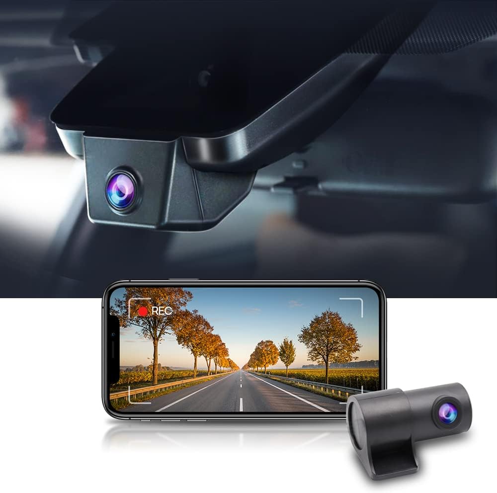 Toyota bZ4X Dash Cam (2023-2026), Factory Fit OEM Style, UHD 2160P Video, WiFi & APP, Easy to Install