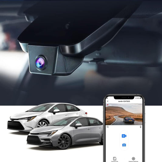 Toyota Corolla Dash Cam (2023-2026), Factory Fit OEM Style, UHD 2160P Video, WiFi & APP, Easy to Install