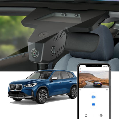 Integrated OEM Look Dash Cam Compatible with BMW X1 (2023-2026) - Front 4K + Rear 1080P