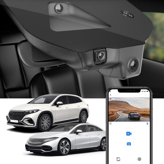Mercedes-Benz EQS SUV 4K Dash Cam(2022-2024), OEM Style Built-in WiFi & APP, 64GB Card/128GB Card