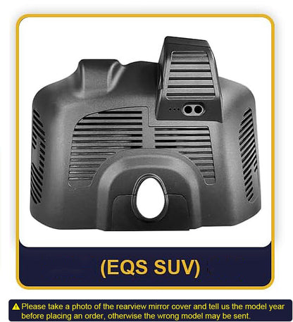 Factory Look Dash Cam Compatible with Mercedes-Benz Mercedes-EQ EQS SUV (2022-2024) - Front 4K + Rear 1080P