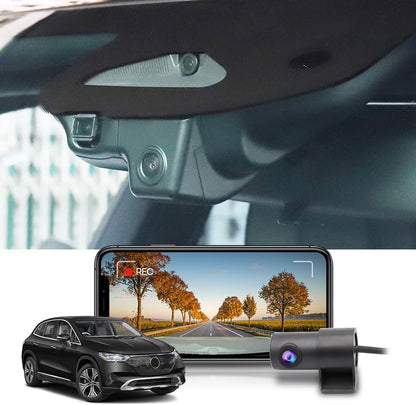 Mercedes-Benz EQE SUV Dash Cam (2023-2025), OEM Style 4K Dash Cam Front 2160P, Rear 1080P