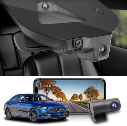Mercedes-Benz C-Class Dash Cam (2022-2025),  OEM Style 4K Dash Cam Front 2160P, Rear 1080P