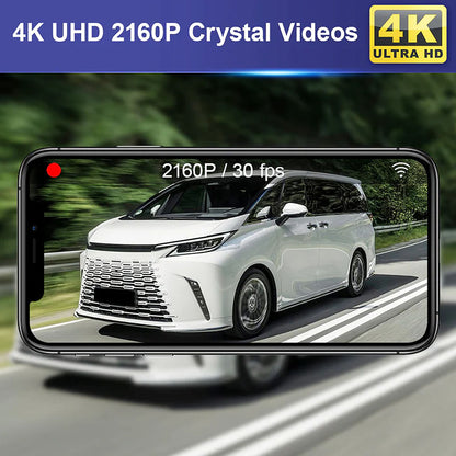 Integrated OEM Look Dash Cam Compatible with Lexus LM (2023-2025) - Front 4K + Rear 1080P