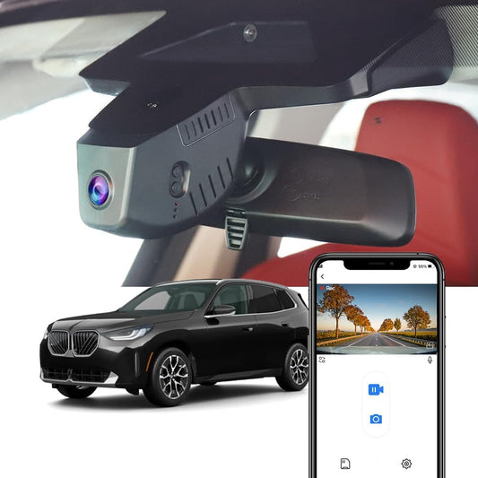 BMW X3 Dash Cam (2025-2026), Factory Fit OEM Style, UHD 2160P Video, WiFi & APP, G-Sensor