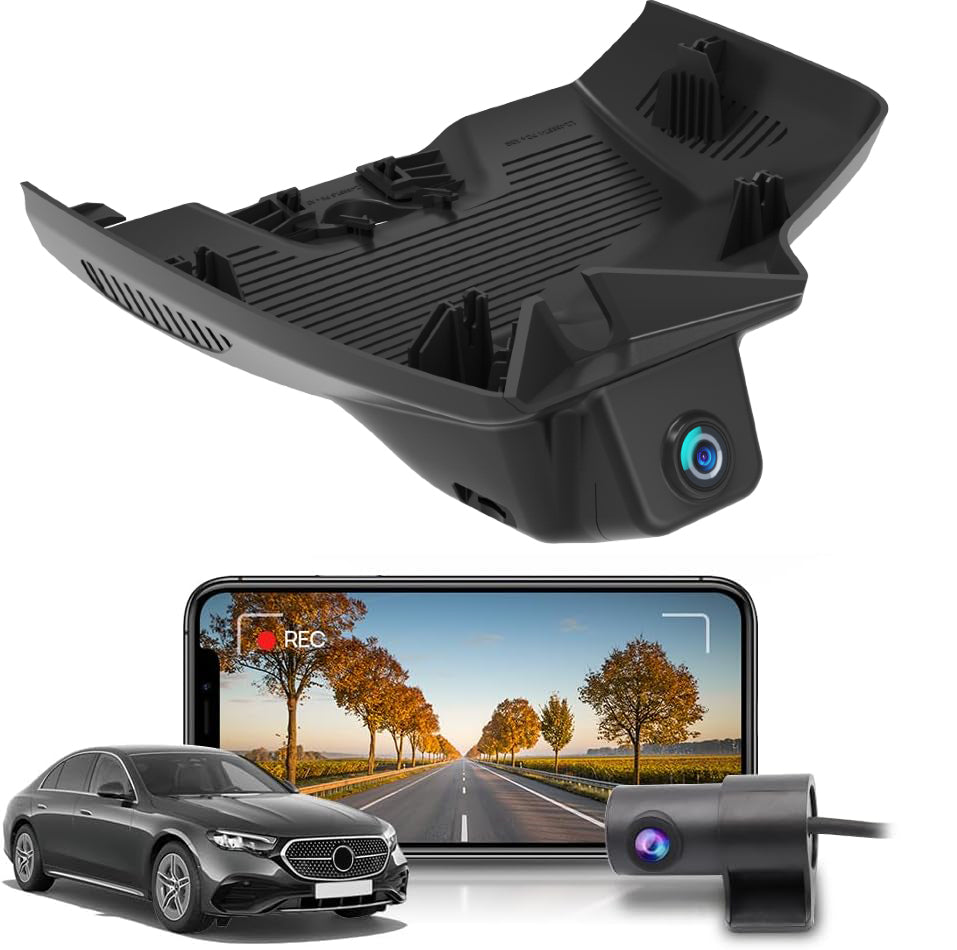 Mercedes-Benz E-Class Dash Cam (2024-2025), Factory Fit OEM Style, 2160P UHD Video, Loop Recording