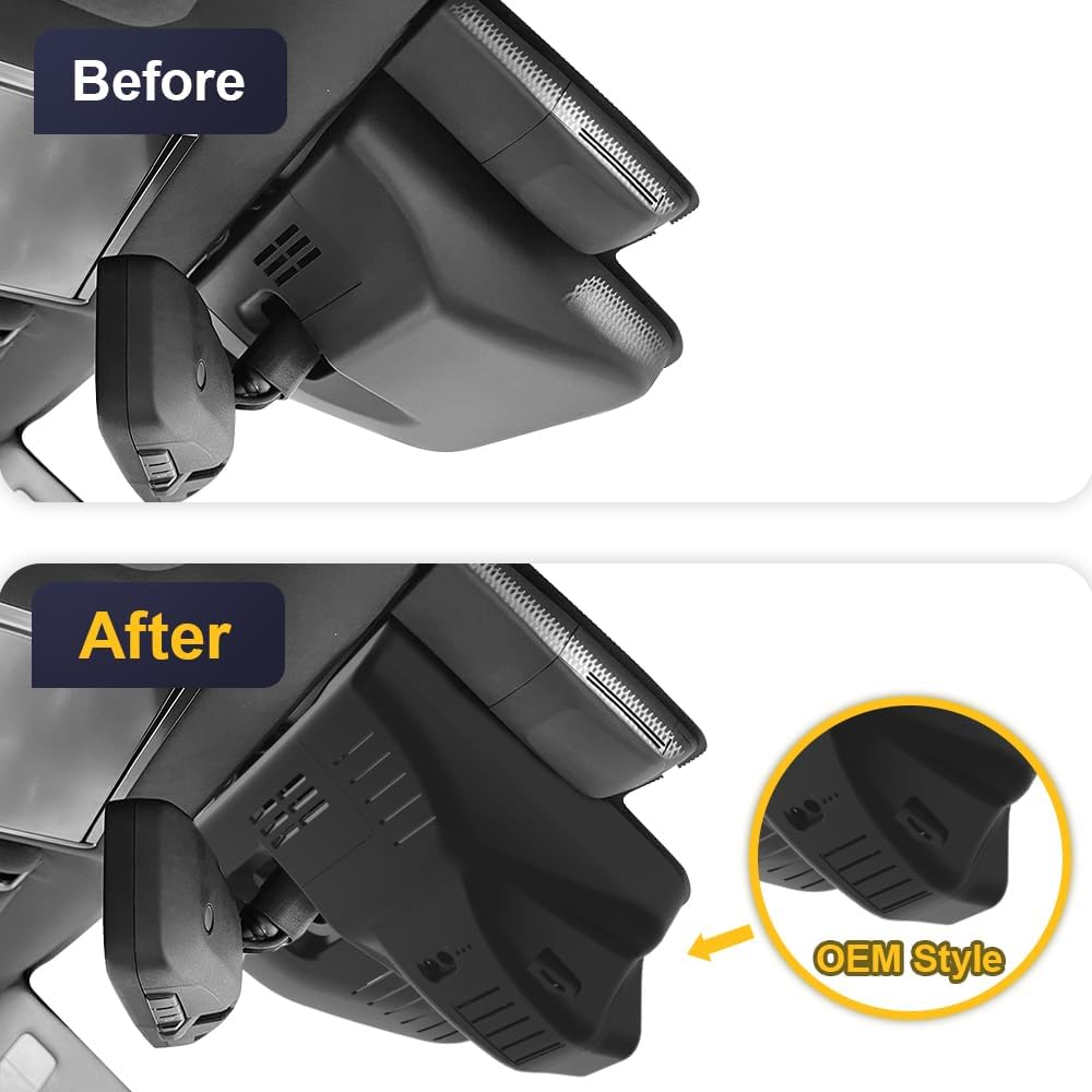 Integrated OEM Look Dash Cam Compatible with Lexus LX (2025-2026) - Front 4K + Rear 1080P