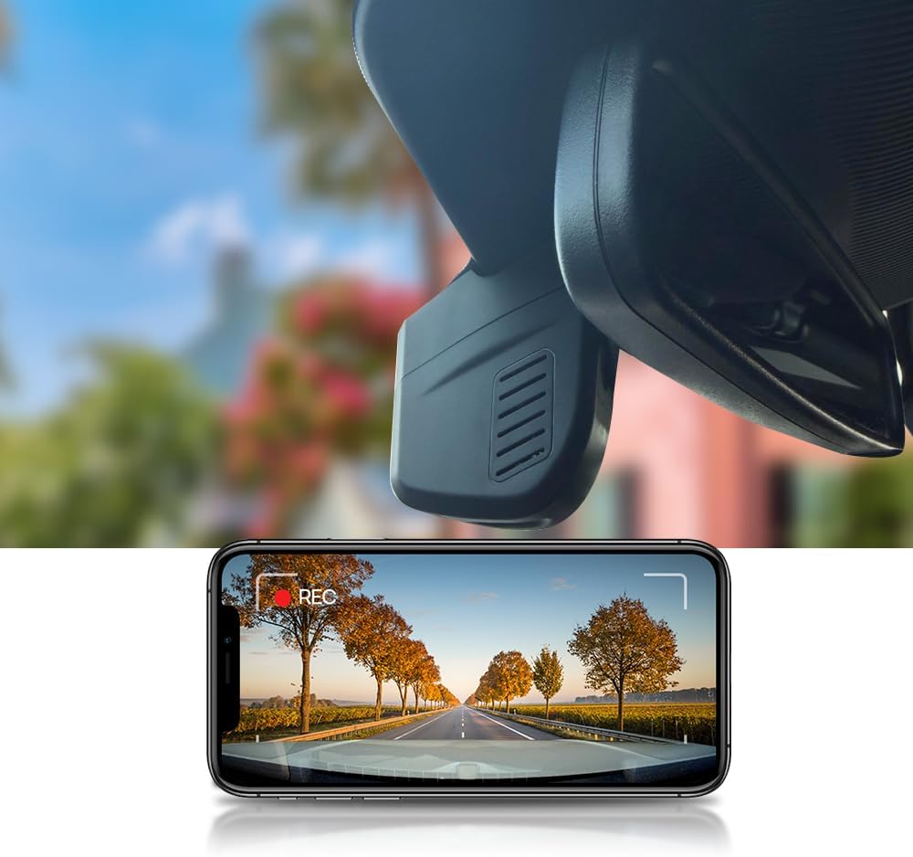 Integrated OEM Look Dash Cam Compatible with Ford Explorer (2024-2026) - Front 4K + Rear 1080P
