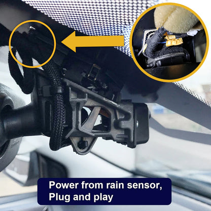 OEM Factory Look Dash Cam for Lincoln Continental (2017–2020) - Front 4K + Rear 1080P