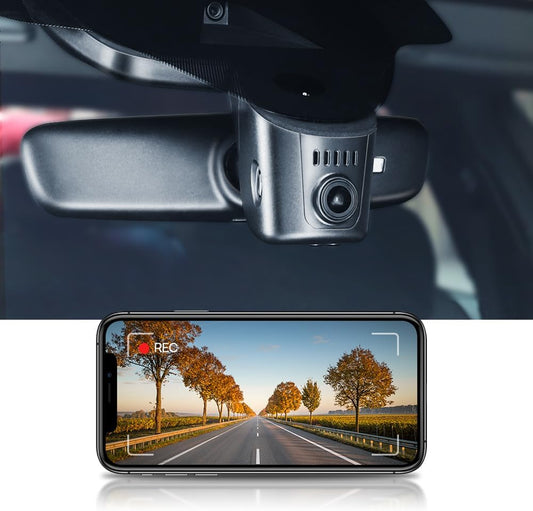 Audi Dash Cam 2019-2026 (Model A), OEM Look, UHD 2160P Video, Built-in WiFi & APP, G-Sensor