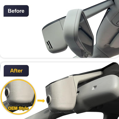 Audi Vehicles Dash Cam (Model D), Custom Fit OEM Look, UHD 2160P Video, Built-in WiFi & APP, Loop Recording