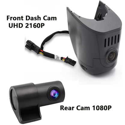Audi Vehicles Dash Cam (Model D), Custom Fit OEM Look, UHD 2160P Video, Built-in WiFi & APP, Loop Recording