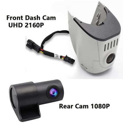 Audi Vehicles Dash Cam (Model D), Custom Fit OEM Look, UHD 2160P Video, Built-in WiFi & APP, Loop Recording