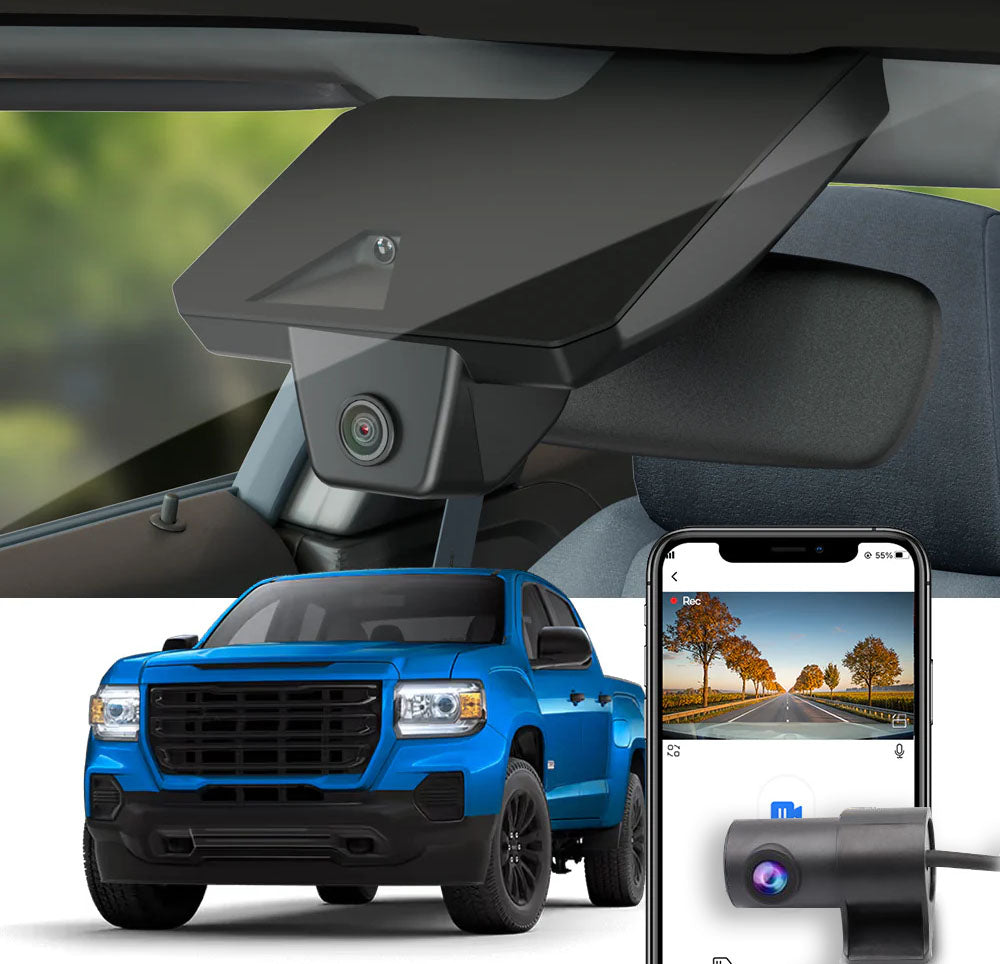 OEM Factory Look Dash Cam for GMC Canyon (2015-2022) - Front 4K + Rear 1080P