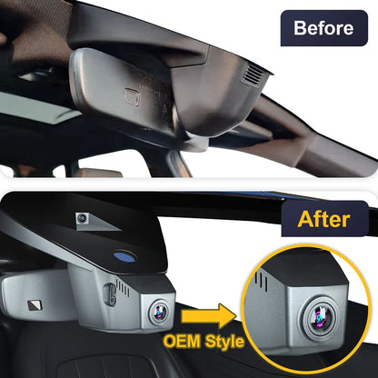 Integrated OEM Look Dash Cam Compatible with Volkswagen Arteon 2019-2024 (Model B, Wide Body)