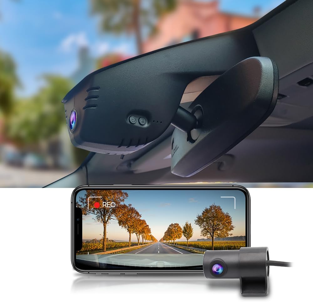 OEM Factory Look Dash Cam for Chevrolet Traverse (2019-2023) - Front 4K + Rear 1080P